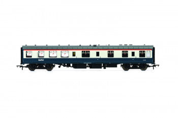 Hornby R40217 BR InterCity MK1 Catering Coach (RBR) No.E1696 in Blue / Grey Livery -  OO Gauge