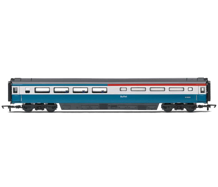 Hornby Railroad R40486 BR InterCity MK3 TRUB Buffet Coach Nr W40001 in Blue / Grey livery - OO Gauge (Copy)