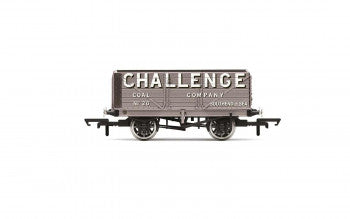 Hornby R60193 7 Plank PO wagon branded "Challenge Coal Company" Number 20 - OO Scale