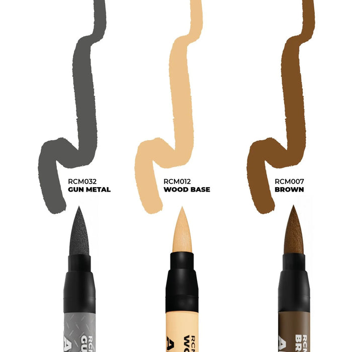 AK Real Colors Markers set - RCM101 - "Tools" - 3 pen set