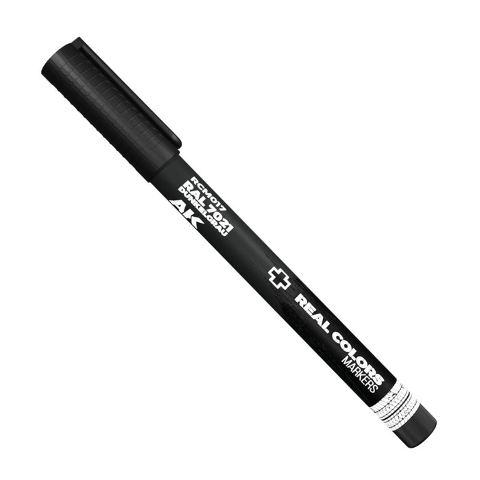 AK Real Colors Marker RCM017 RAL 7021 Dunkelgrau