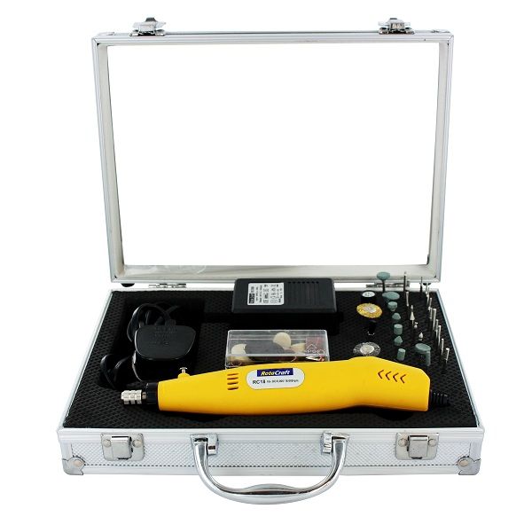 Rotacraft RC18 Variable Speed Mini Rotary Tool Kit