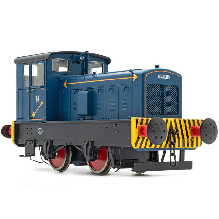 Accurascale ACC2858- Ruston 88DS NEI - CLark Chapman Lined Blue/Arrows - 1981 - O Gauge