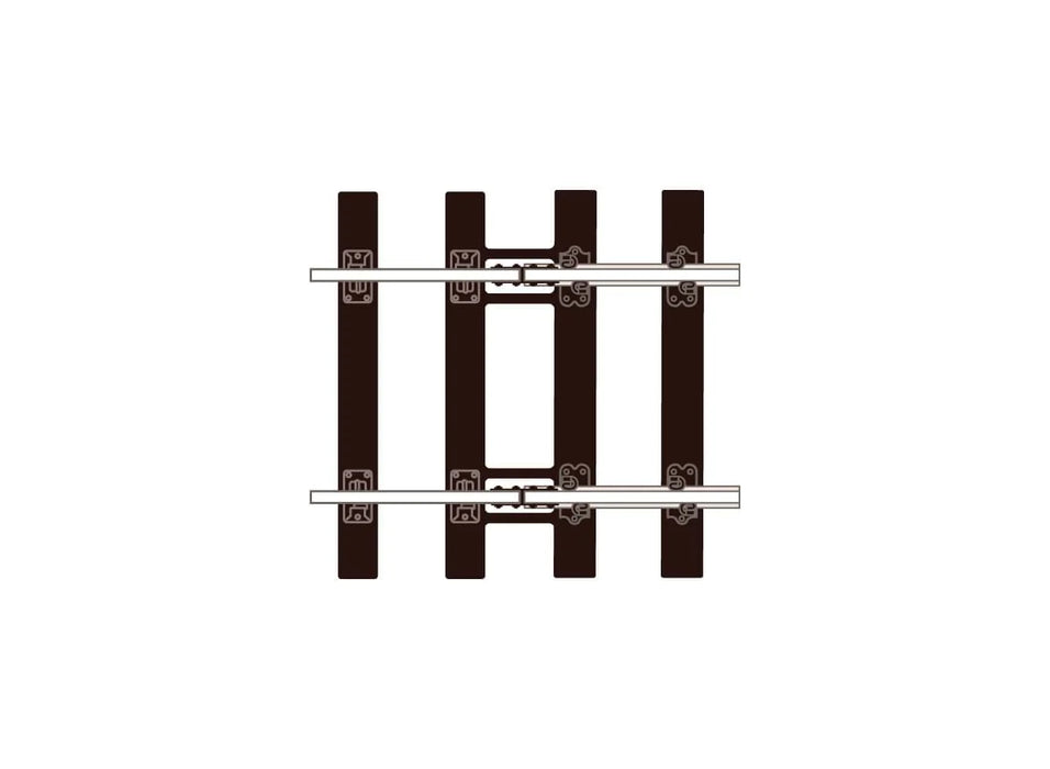 Peco SL-713 Transition Track from Code 124 Bullhead to Code 143 Flat bottom Rail (Pack of 4) - Wooden Sleeper (O Gauge)