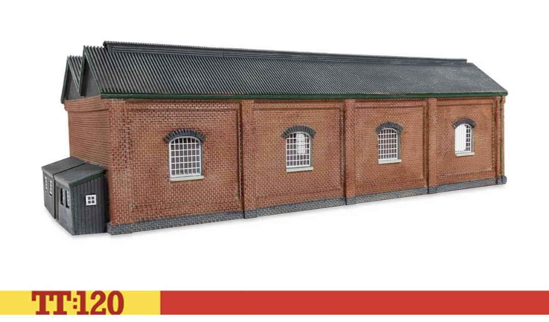 Hornby TT9019 Double Engine Shed - Red Brick Collection   : TT Gauge