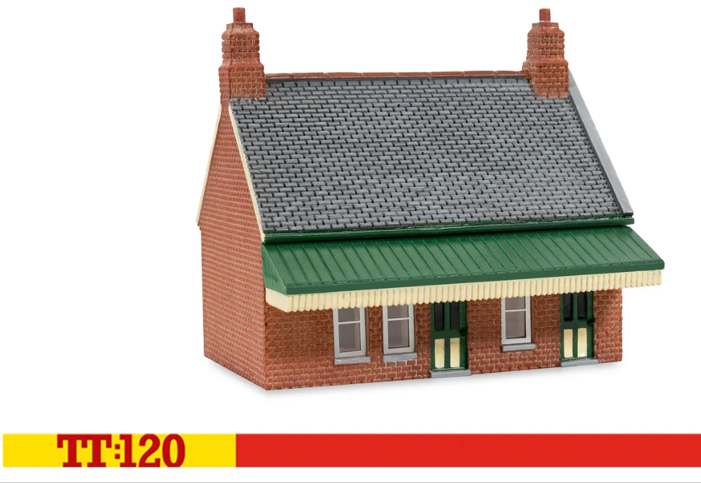 Hornby TT9022 Station Waiting Room  - Red Brick Collection   : TT Gauge