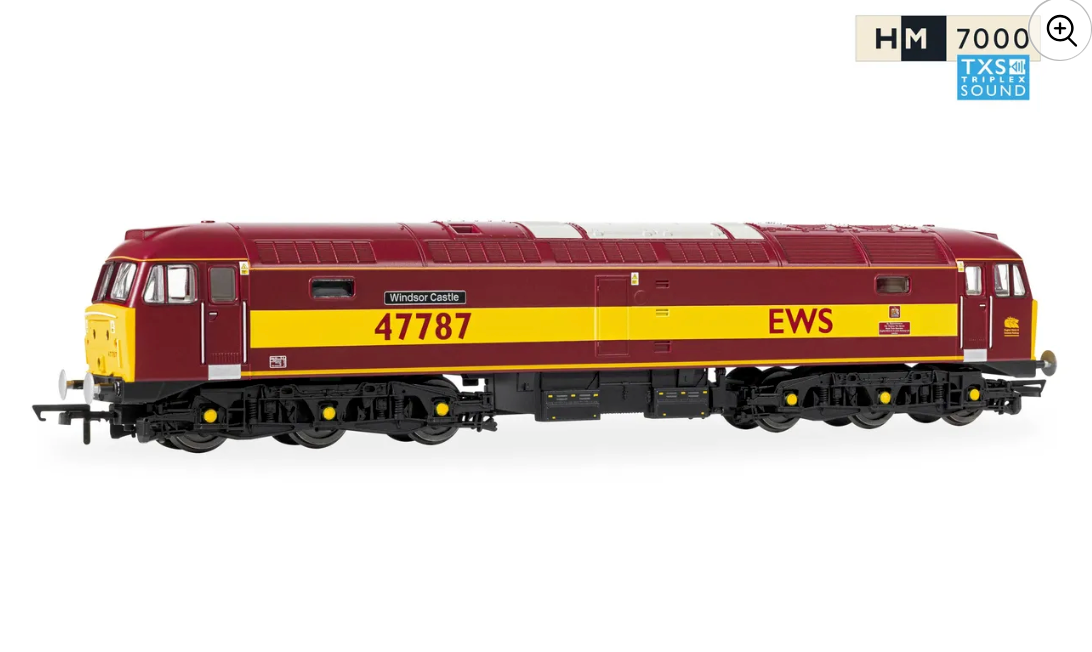 R30475TXS RailRoad: EWS - Class 47 Windsor Castle  (DCC Sound Fitted)