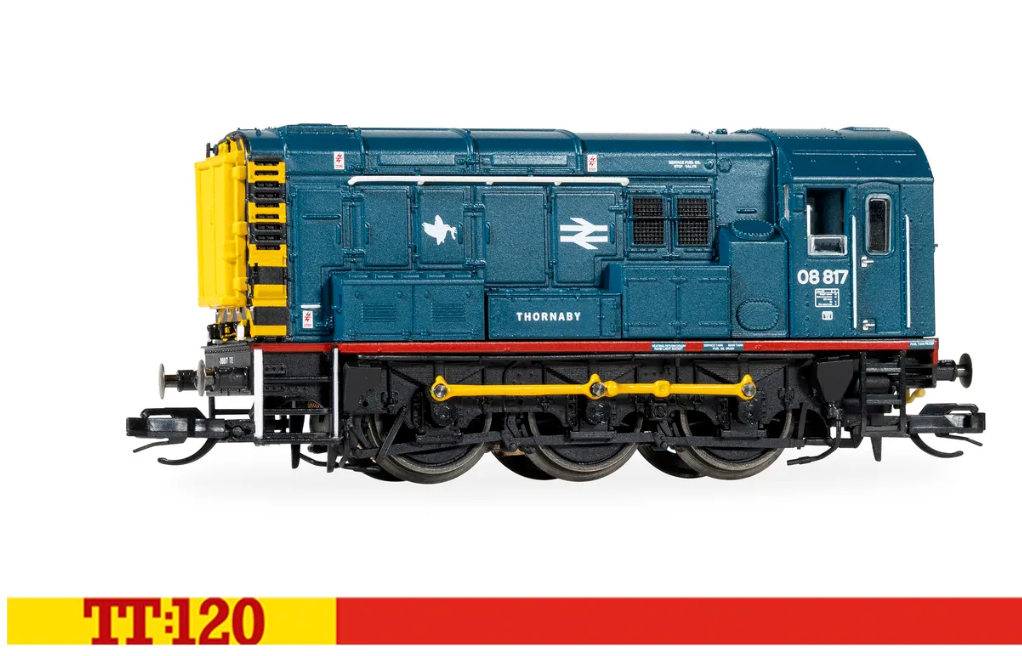Hornby TT3033M BR Class 08  08817 : TT Gauge