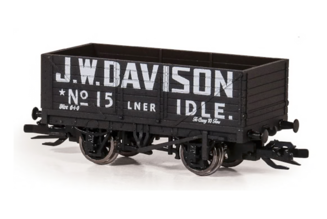 Peco TTR-7021P 7 Plank Open Wagon, J W Davison- TT:120