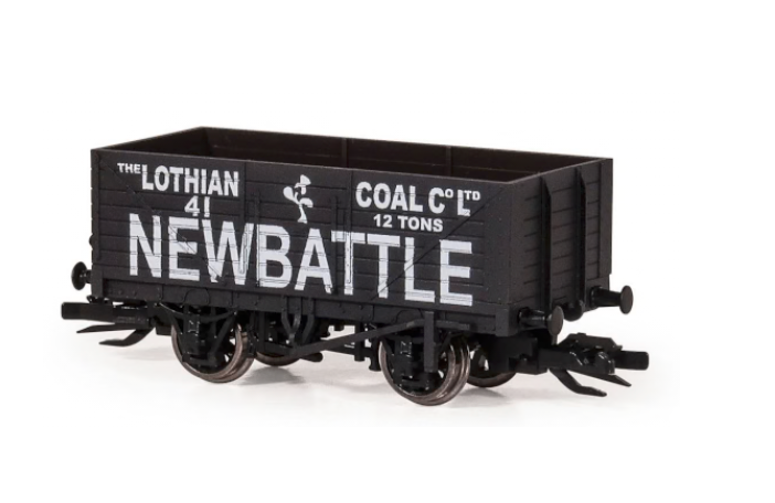 Peco TTR-7021P 7 Plank Open Wagon, Newbattle Coal - TT:120