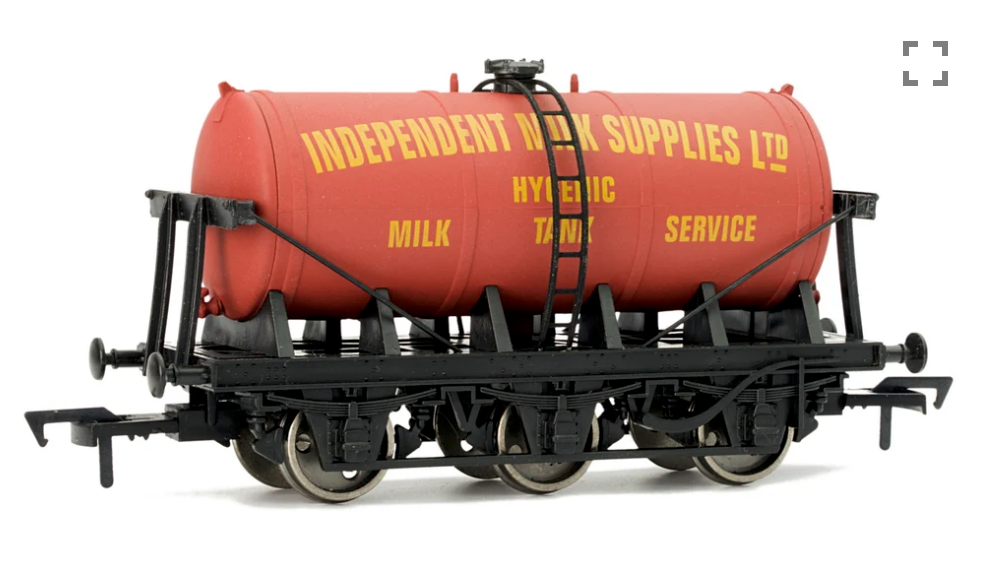 Dapol 4F-031-011 6 Wheel Milk Tanker Independent Milk Supplies- OO Gauge