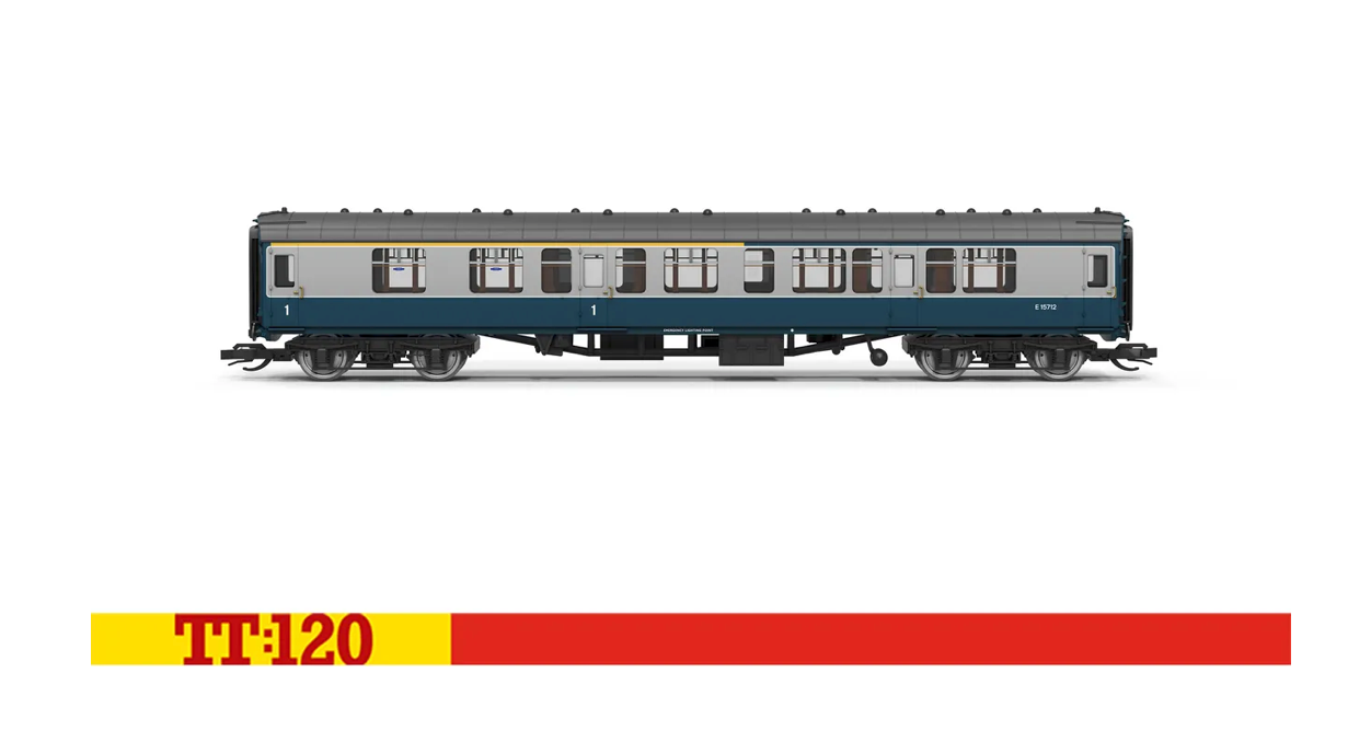 Hornby TT4076 BR - Mk1 - Composite Corridor Coach - E15712  TT Gauge