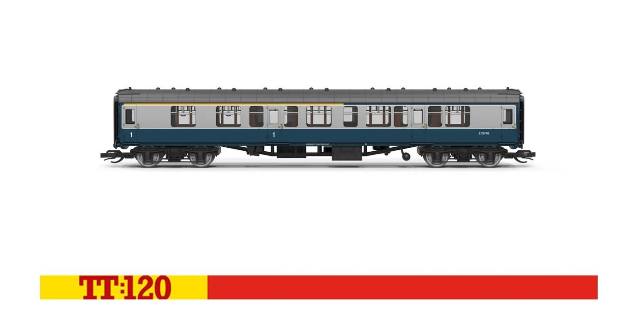 Hornby TT4076A BR - Mk1 - Composite Corridor Coach - E15746  TT Gauge