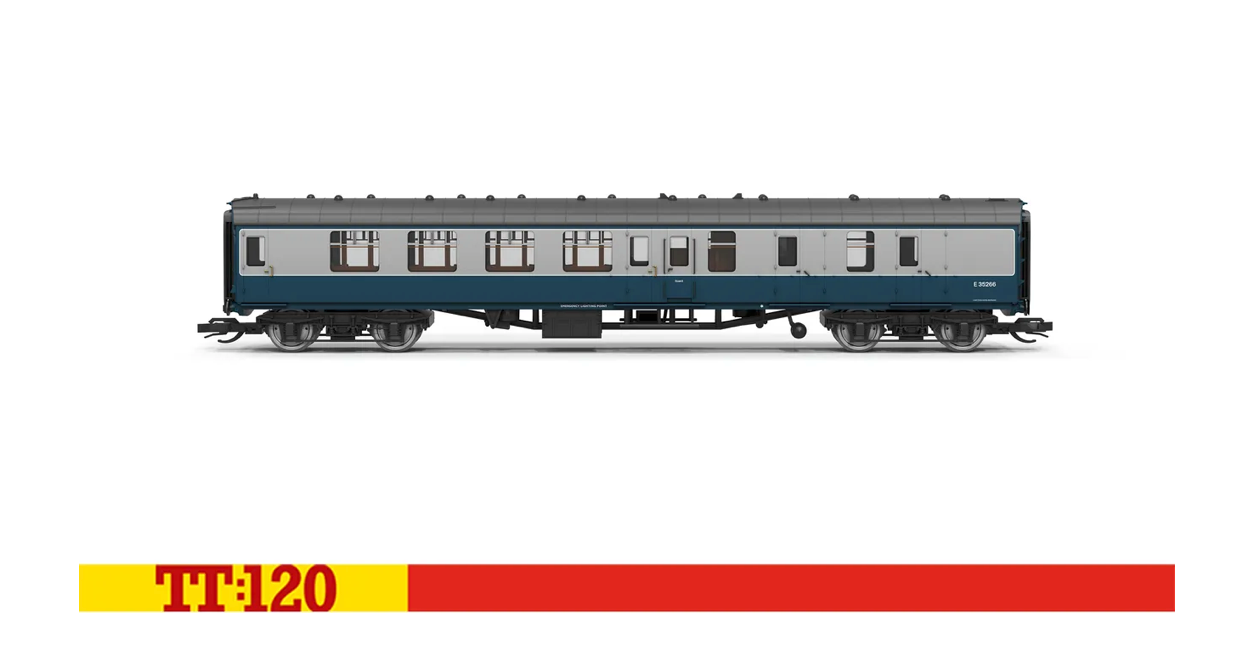 Hornby TT4077 BR - Mk1 - Brake Standard Corridor Coach - E35266  TT Gauge