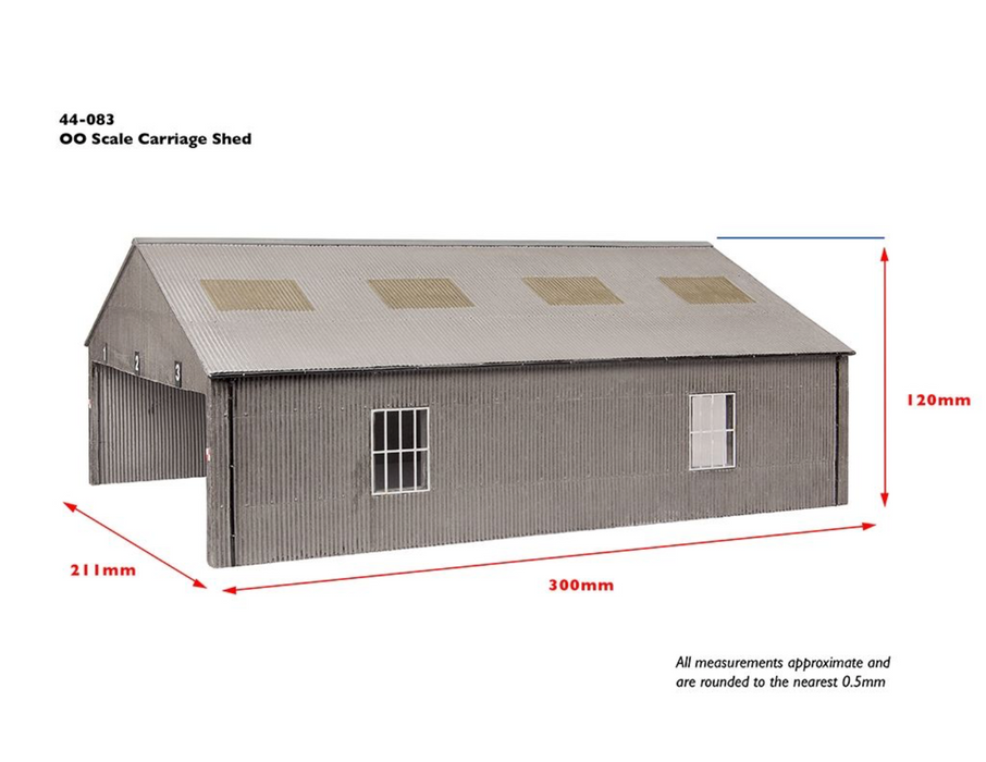 Bachmann Scenecraft 44-083 Carriage Shed - OO Gauge