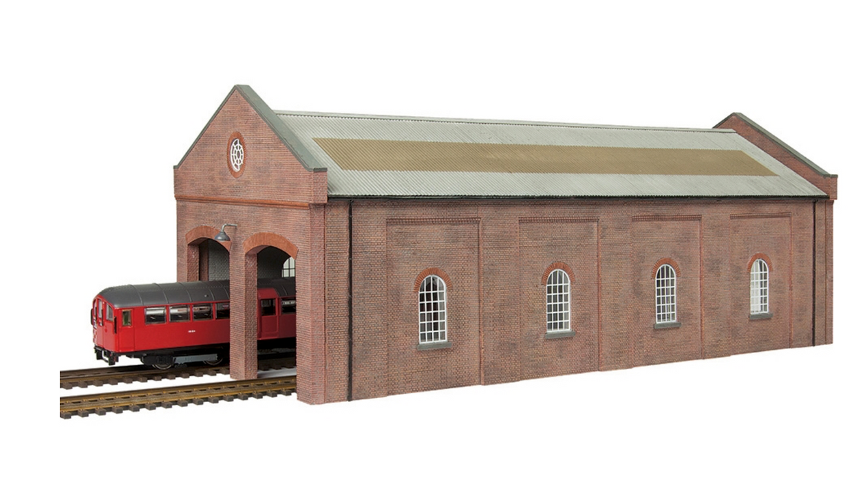 Bachmann Scenecraft 44-0183 Electric Train Depot White - OO Gauge