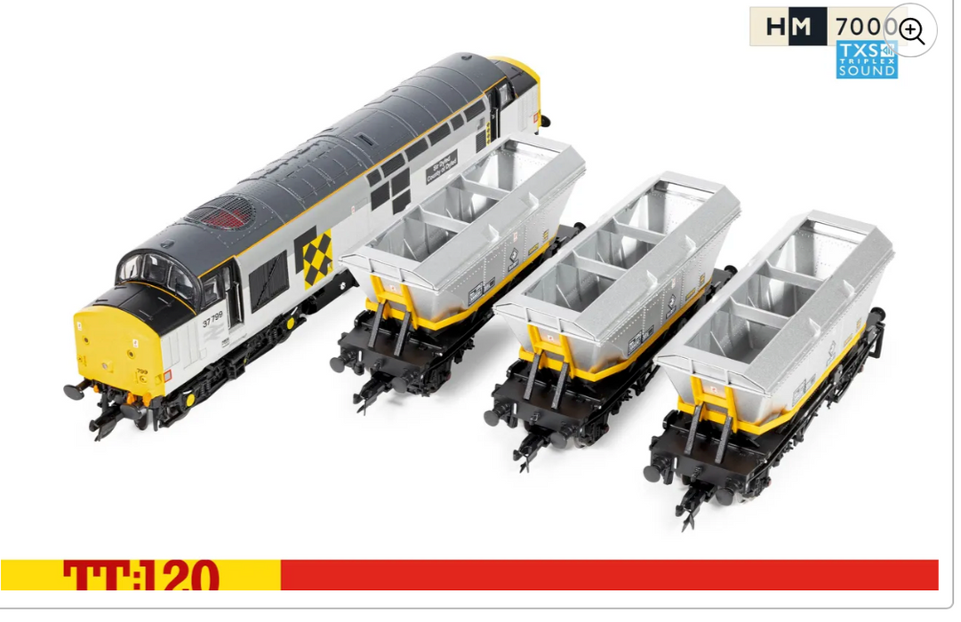 TT1008TXSM Coalfield Freight - Train Set (DCC Sound Fitted)TT Gauge