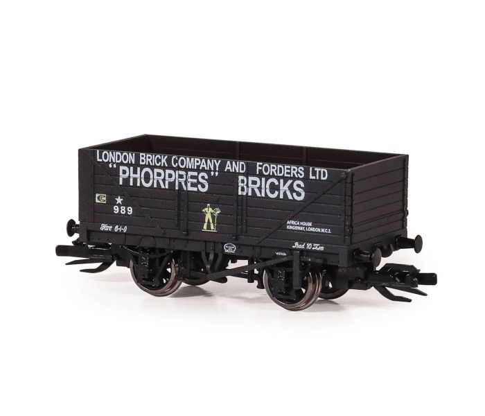 Peco TTR-7022P 7 Plank Open Wagon - London Brick Company "Phorpres Bricks"  - TT:120