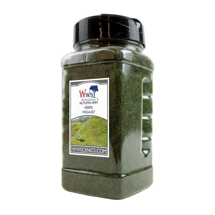 WWScenics WSG4-027 4mm Autumn Static Grass 1000ML