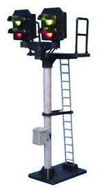 Berko B462 2 Aspect Signal R/G/  T Junction SQ Head - OO Scale