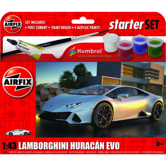 Airfix A55007 Lamborghini Haracan Evo Starter Plastic Kit (1:72 Scale)
