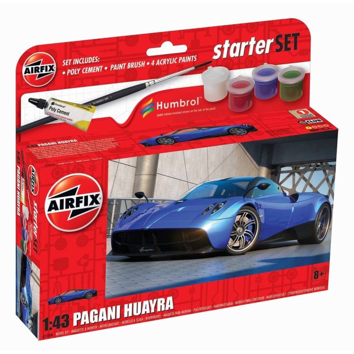 Airfix A55008 Pagani Huayra Starter Plastic Kit (1:72 Scale)