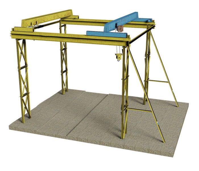 Bachmann Scenecraft 44-0111 Steel Frame Crane - OO Scale