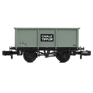 Graham Farish 377-276B BR 27 Ton Steel Tippler Wagon BR Grey 'Chalk'- N Gauge