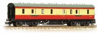 Graham Farish 374-886  LMS 50ft Full Brake BR Crimson & Cream - N Gauge - Pre-Owned
