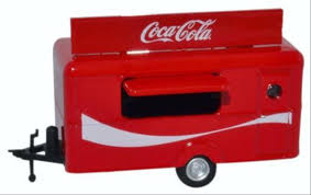 Oxford Diecast 76TR015CC Mobile Trailer Coco-Cola - OO Gauge