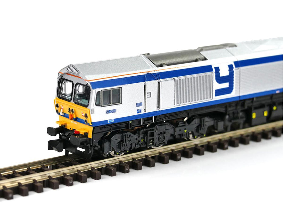 Dapol 2D-005-000 Class 59 Painter 59005 Foster Yeoman Silver - N Gauge