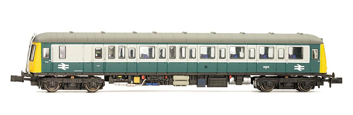 Dapol 2D-015-005D Class 122 Diesel Multiple Unit Number M55004 in BR Blue/Grey Livery **DCC Fitted** - N Gauge
