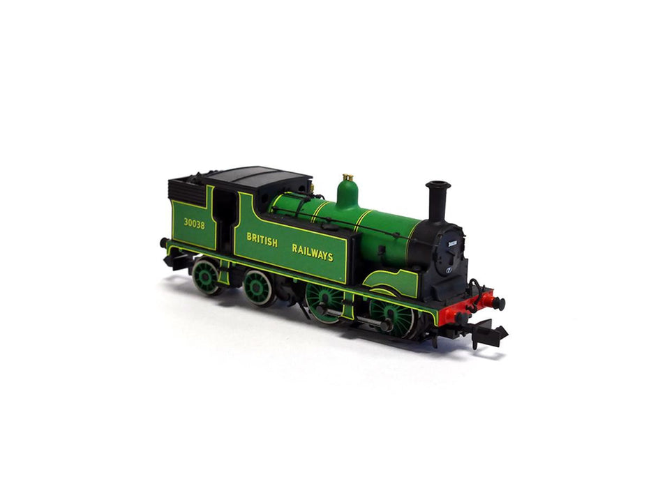 Dapol 2S-016-008D M7 Class 0-4-4 Steam Locomotive Number 30038, British Railways Lined Malachite -DCC Fitted -  N Gauge