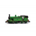 Dapol 2S-016-008D M7 Class 0-4-4 Steam Locomotive Number 30038, British Railways Lined Malachite -DCC Fitted -  N Gauge