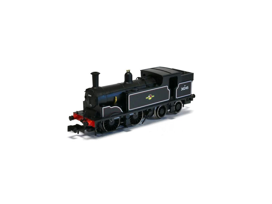 Dapol 2S-016-011D M7 Class 0-4-4 Steam Locomotive Number 30245 in BR Late Crest Lined Black -DCC Fitted_ N Gauge