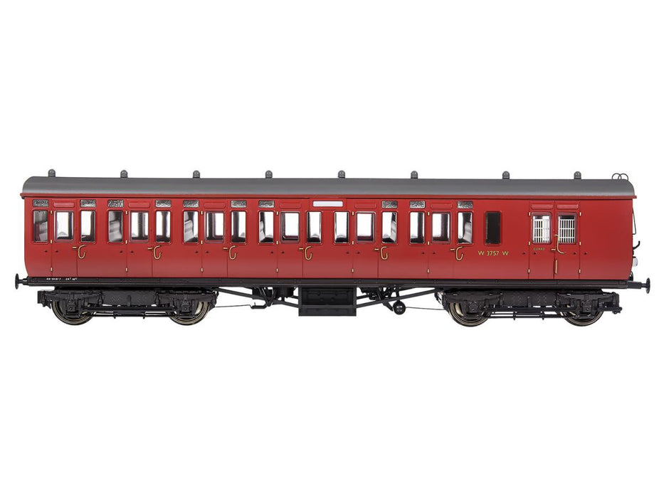 Dapol 4P-020-511 GWR Toplight M/Line City BR Maroon Second 3911 Set 6 - OO Gauge