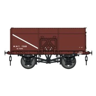 Dapol 7F-041-001 14T slope sided mineral wagon - bauxite - O gauge