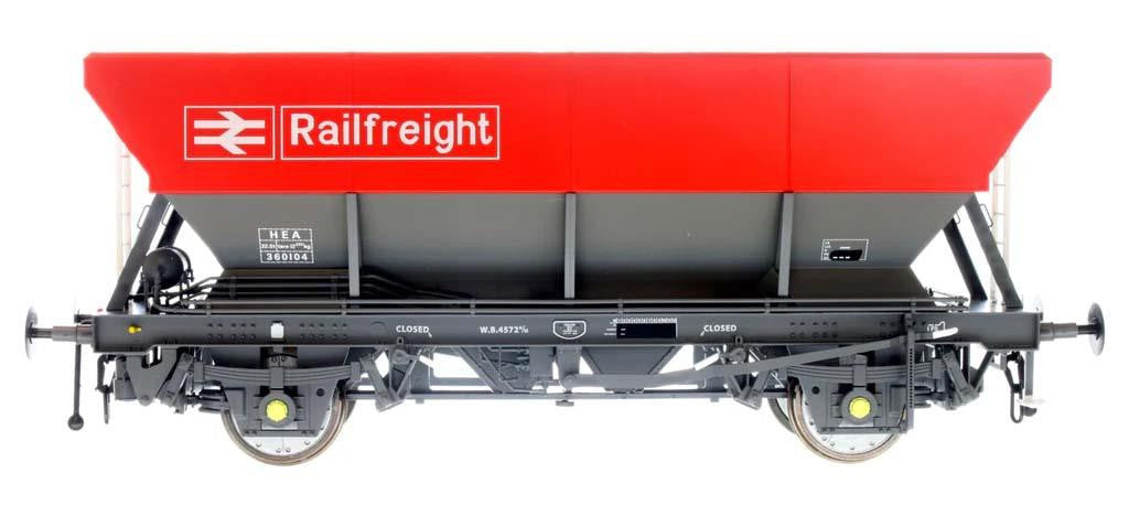 Dapol 7F-047-001 HEA Coal Hopper, Railfreight Red/ Grey No.360104 - O Gauge
