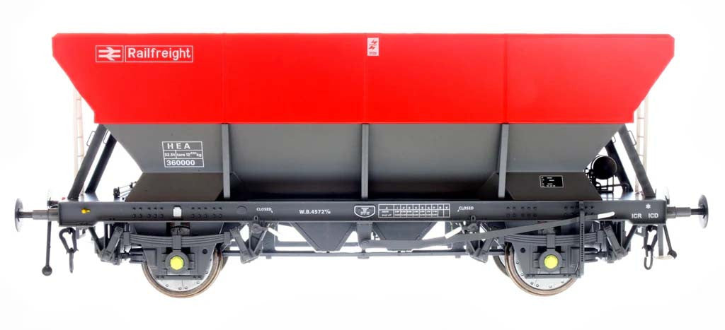 Dapol 7F-047-002 HEA Coal Hopper, Railfreight Red/ Grey No.360000 - O Gauge