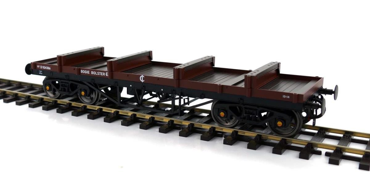 Dapol 7F-061-008  Bogie Bolster Wagon E B924386 Steam Bauxite Livery - O Gauge