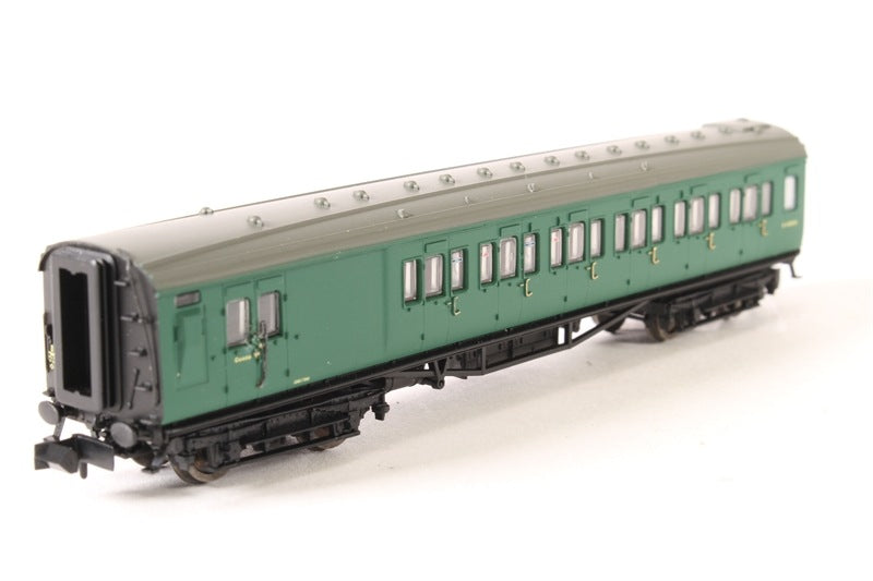 Dapol 2P-012-351 Maunsell Coach BR Brake 3rd Class SR Green 4048 - N Gauge