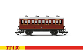 Hornby TT4055 LB&SCR 4 Wheel Coach 1st Class -  TT Gauge