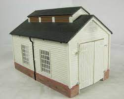 Bachmann Scenecraft Single Road Small Wooden Engine Shed  44-009