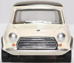 Oxford Diecast 76MCS004 Mini Cooper S MkII Snowberry White/Black - OO Scale