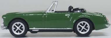 Oxford Diecast 76MGM003  MG Midget MK111 British Racing Green - 1:76 Scale