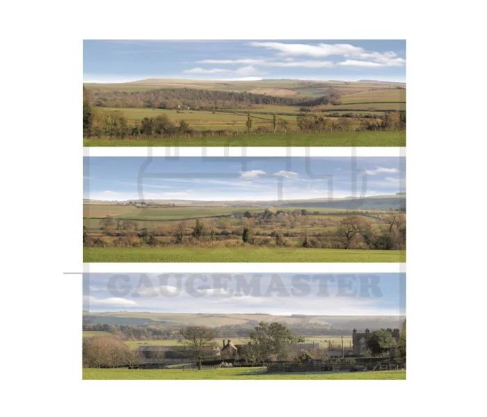 Gaugemaster GM3700102 Countryside Medium Backscene - TT Scale