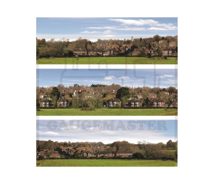 Gaugemaster GM3700104 Village Medium Backscene - TT Scale