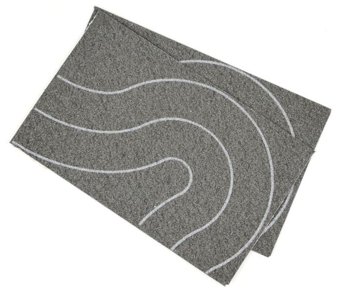 Gaugemaster GM391 Self Adhesive Tarmac Road Universal Curves- 1.2 metre long x 40mm wide - N Gauge