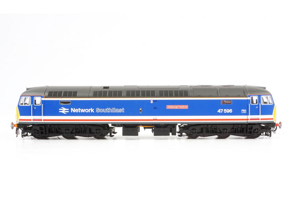 Heljan / GM4240202 Class 47/4 Diesel Locomotive Number 47596 "Aldeburgh Festival" in Revised Network SouthEast Livery - OO Gauge