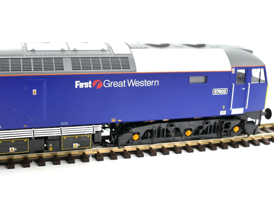 Heljan GM4240601 Class 57 Diesel Locomotive Number 57602 Named "Restormal Castle" in First Great Western Blue Livery - OO Gauge
